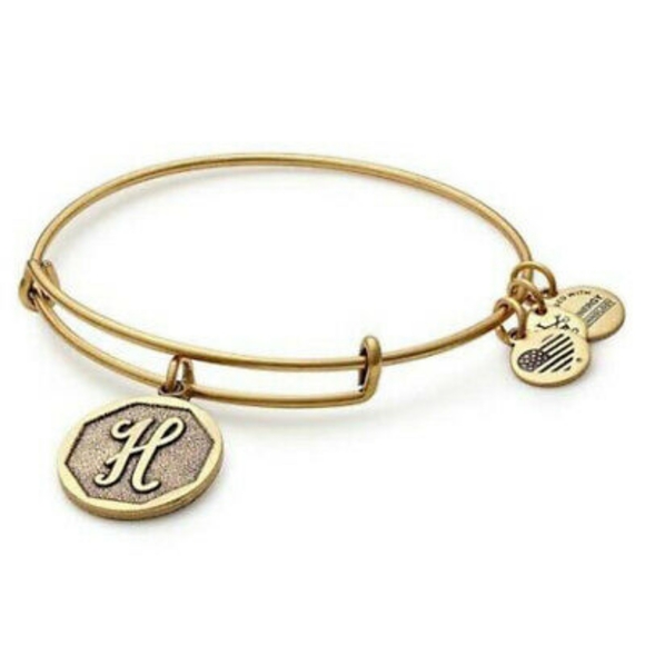 Alex and Ani Initial H Bracelet - Picture 1 of 8